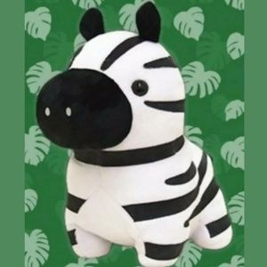 Adorable ZEBRA PLUSH Pocket Safari HUGE 40cm